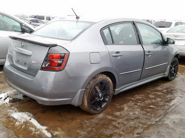 3N1BB61E27L706239 - 2007 NISSAN SENTRA SE- GRAY photo 4