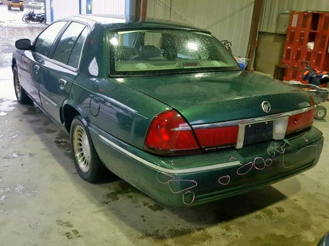 2MEFM75W6YX689011 - 2000 MERCURY GRAND MARQ GREEN photo 3