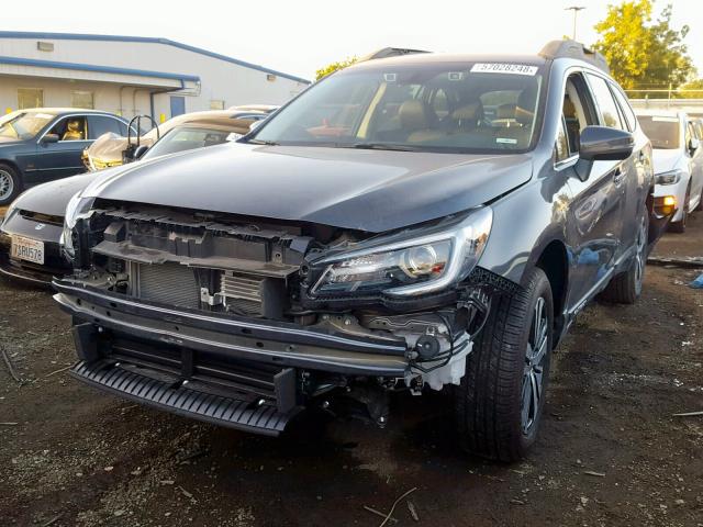 4S4BSENC3J3243929 - 2018 SUBARU OUTBACK 3. GRAY photo 2