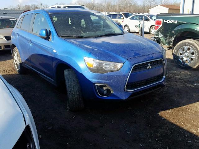 4A4AP3AU0FE036004 - 2015 MITSUBISHI OUTLANDER BLUE photo 1