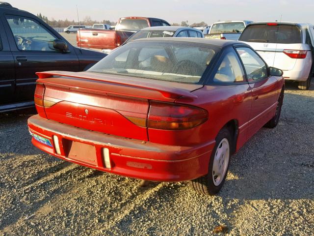 1G8ZH1270SZ188575 - 1995 SATURN SC2 RED photo 4