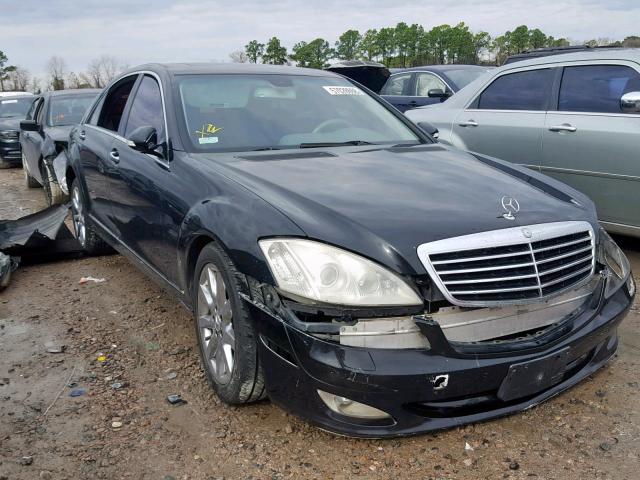 WDDNG71X47A019943 - 2007 MERCEDES-BENZ S 550 BLACK photo 1