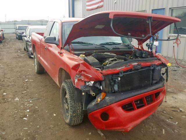 1B7GG23X7VS260793 - 1997 DODGE DAKOTA RED photo 1