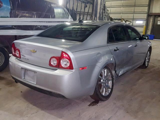 1G1ZE5E00CF137478 - 2012 CHEVROLET MALIBU LTZ ვერცხლისფერი ფოტო 4