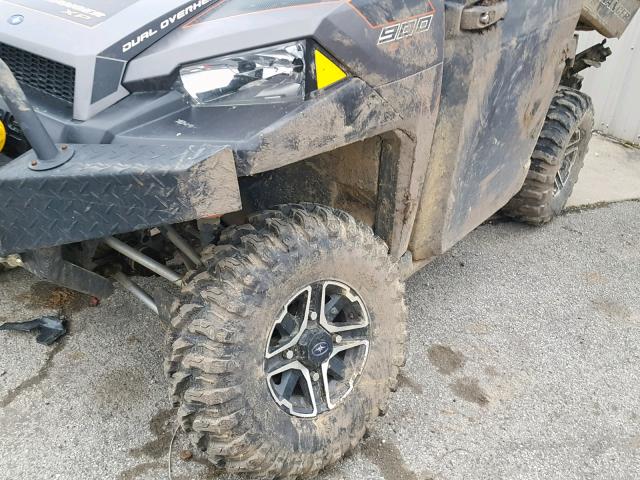 4XAUH9EA6EG342235 - 2014 POLARIS RANGER 900 GRAY photo 10