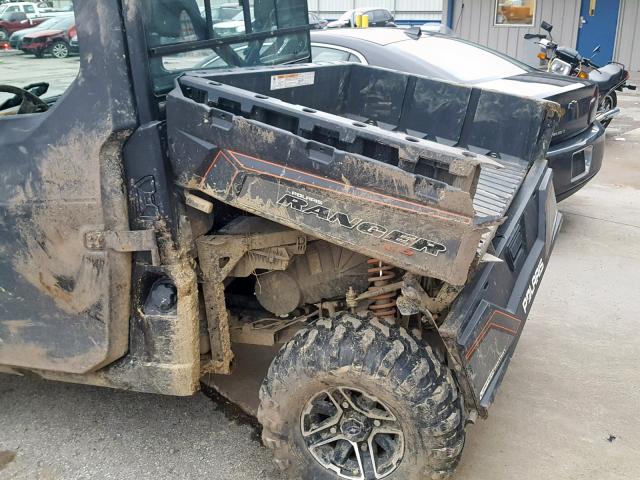 4XAUH9EA6EG342235 - 2014 POLARIS RANGER 900 GRAY photo 9