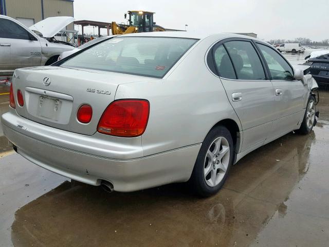 JT8BD69S010148010 - 2001 LEXUS GS 300 SILVER photo 4