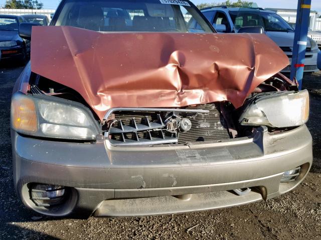 4S3BH675347645339 - 2004 SUBARU LEGACY OUT BURGUNDY photo 7