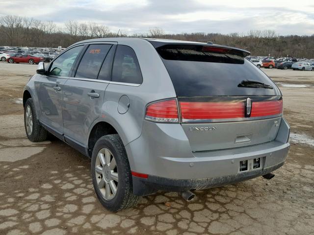 2LMDU88C97BJ21606 - 2007 LINCOLN MKX SILVER photo 3