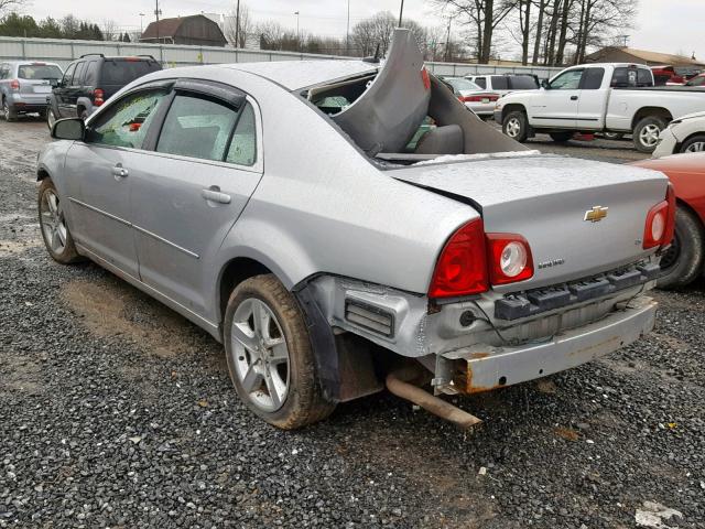 1G1ZG57B19F252575 - 2009 CHEVROLET MALIBU LS ვერცხლისფერი ფოტო 3