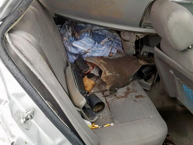 1G1ZG57B19F252575 - 2009 CHEVROLET MALIBU LS ვერცხლისფერი ფოტო 6