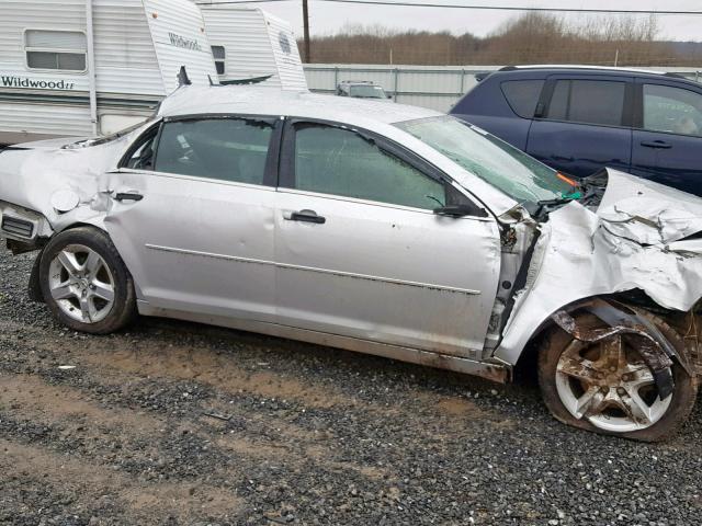 1G1ZG57B19F252575 - 2009 CHEVROLET MALIBU LS ვერცხლისფერი ფოტო 9