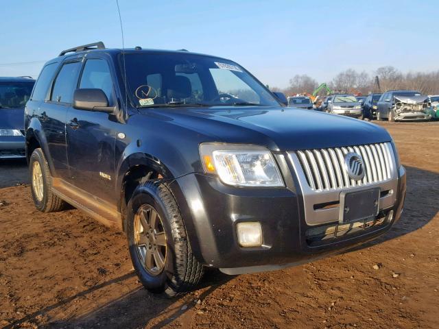 4M2CU91Z08KJ31409 - 2008 MERCURY MARINER BLACK photo 1