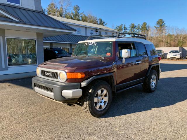 JTEBU11F770001562 - 2007 TOYOTA FJ CRUISER MAROON photo 1