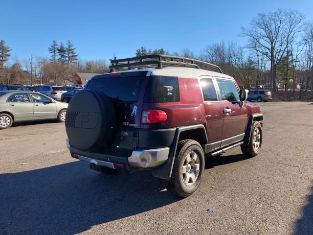 JTEBU11F770001562 - 2007 TOYOTA FJ CRUISER MAROON photo 3