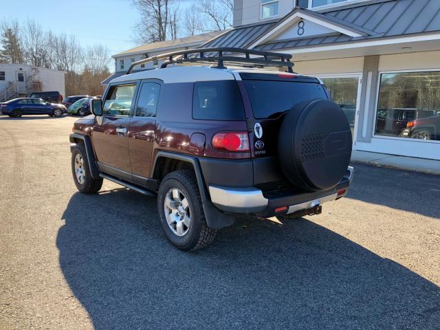 JTEBU11F770001562 - 2007 TOYOTA FJ CRUISER MAROON photo 4