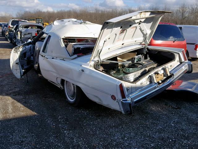 6L47S3Q418105 - 1972 CADILLAC FLEETWOOD WHITE photo 3