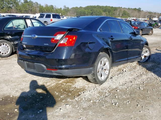 1FAHP2EW2CG116325 - 2012 FORD TAURUS SEL BLACK photo 4