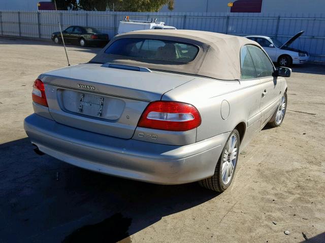 YV1NC62D33J036693 - 2003 VOLVO C70 HPT BEIGE photo 4