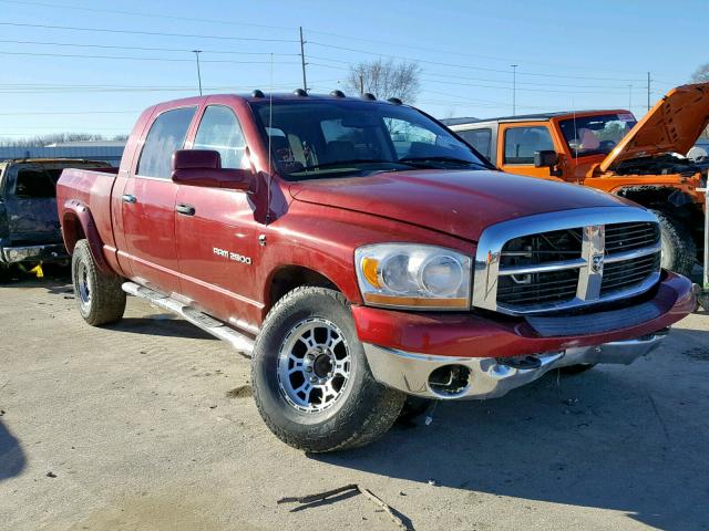 3D7KS29C46G238553 - 2006 DODGE RAM 2500 RED photo 1