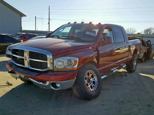 3D7KS29C46G238553 - 2006 DODGE RAM 2500 RED photo 2