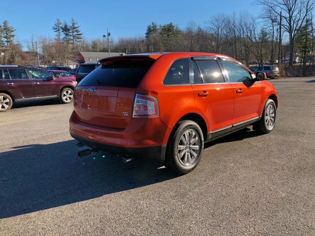 2FMDK49C77BA75704 - 2007 FORD EDGE SEL P ORANGE photo 3