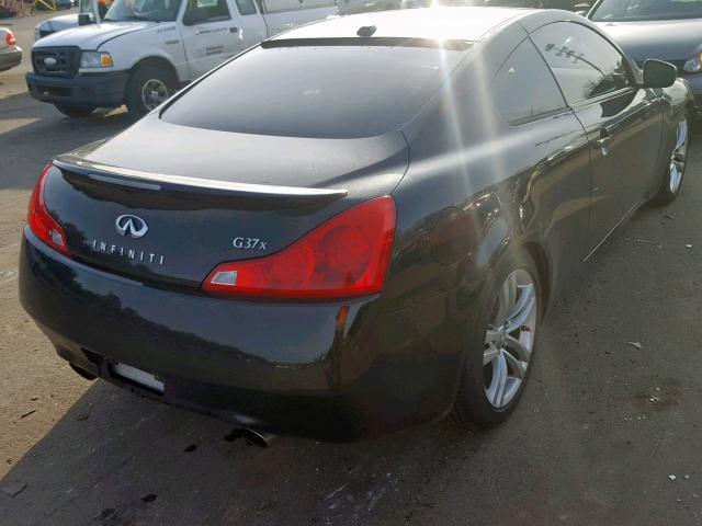 JNKCV64F59M650205 - 2009 INFINITI G37 BLACK photo 4