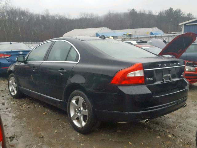 YV1AH992691089628 - 2009 VOLVO S80 T6 BLACK photo 3