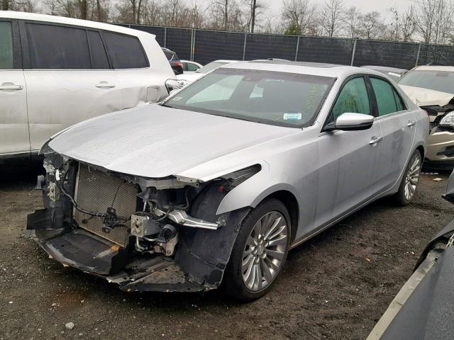 1G6AX5SX5F0104664 - 2015 CADILLAC CTS LUXURY SILVER photo 2