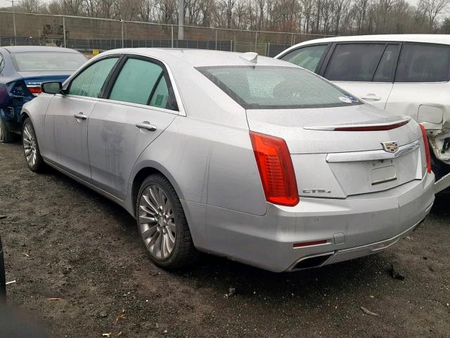 1G6AX5SX5F0104664 - 2015 CADILLAC CTS LUXURY SILVER photo 3