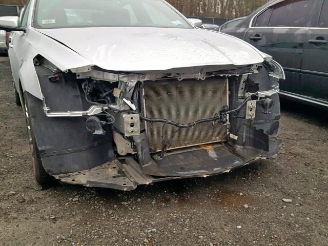 1G6AX5SX5F0104664 - 2015 CADILLAC CTS LUXURY SILVER photo 9