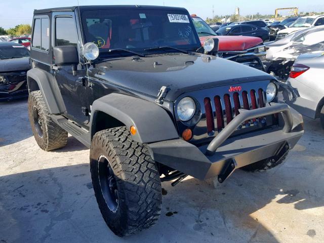 1J4FA241X9L762828 - 2009 JEEP WRANGLER X BLACK photo 1