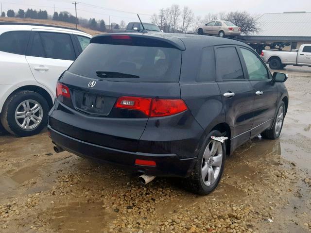 5J8TB18298A005160 - 2008 ACURA RDX BLACK photo 4