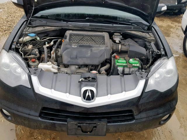 5J8TB18298A005160 - 2008 ACURA RDX BLACK photo 7