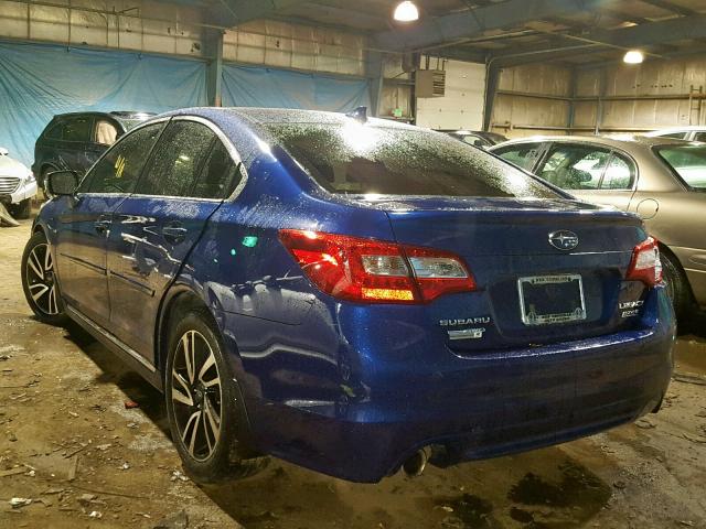 4S3BNAS65H3038223 - 2017 SUBARU LEGACY SPO BLUE photo 3