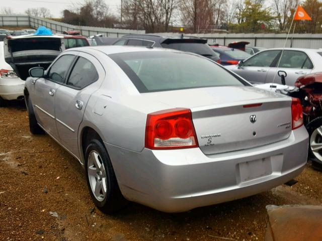 2B3CA3CV8AH107427 - 2010 DODGE CHARGER SX SILVER photo 3