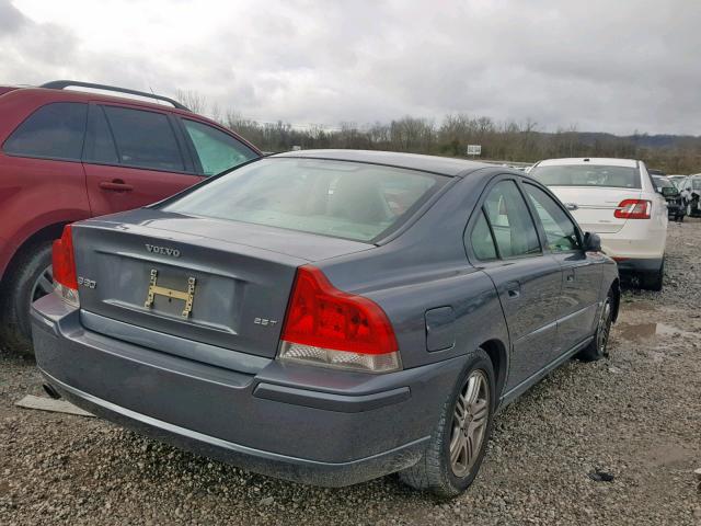 YV1RS592662501968 - 2006 VOLVO S60 2.5T GRAY photo 4