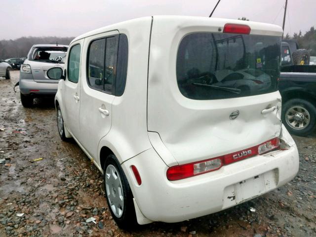 JN8AZ2KR2BT212745 - 2011 NISSAN CUBE BASE WHITE photo 3