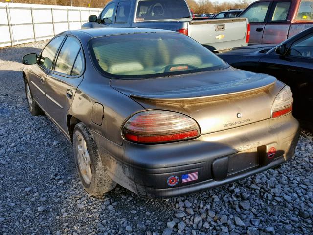 1G2WK52JX2F264970 - 2002 PONTIAC GRAND PRIX BROWN photo 3