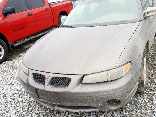 1G2WK52JX2F264970 - 2002 PONTIAC GRAND PRIX BROWN photo 9