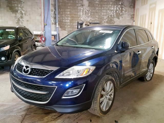 JM3TB3MV5A0237896 - 2010 MAZDA CX-9 BLUE photo 2