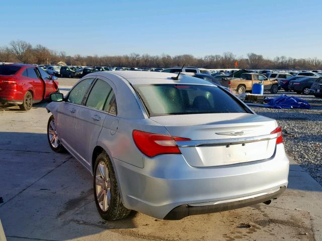 1C3CCBBB6DN571276 - 2013 CHRYSLER 200 TOURIN BLUE photo 3