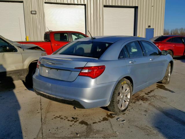 1C3CCBBB6DN571276 - 2013 CHRYSLER 200 TOURIN BLUE photo 4