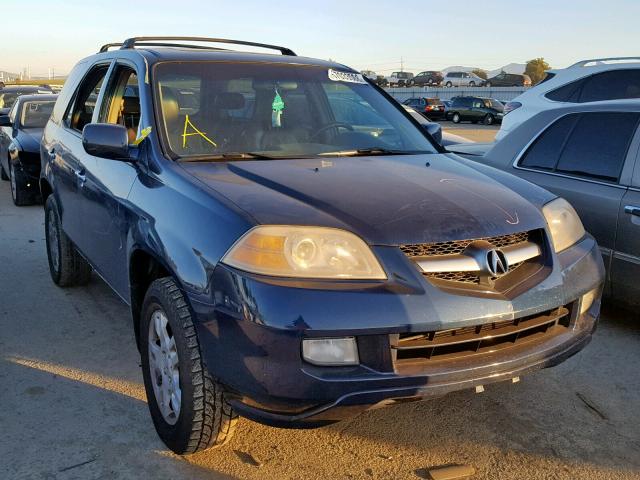 2HNYD18705H501708 - 2005 ACURA MDX TOURIN BLUE photo 1