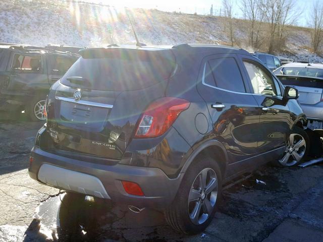 KL4CJGSB0EB783067 - 2014 BUICK ENCORE BLACK photo 4