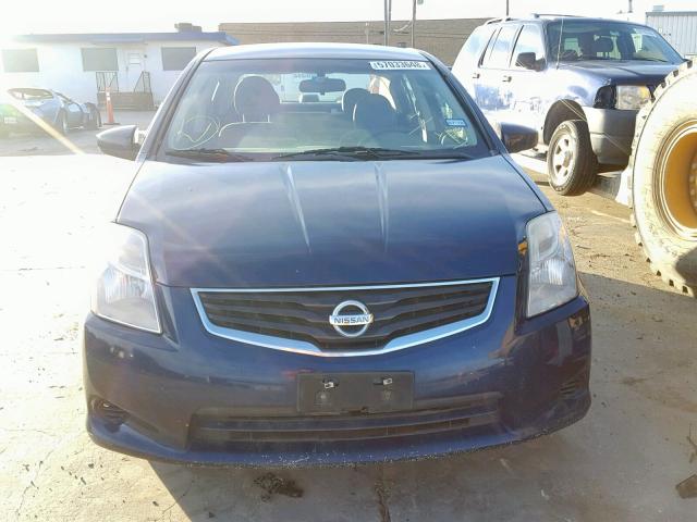 3N1AB6AP9AL639496 - 2010 NISSAN SENTRA 2.0 BLUE photo 9