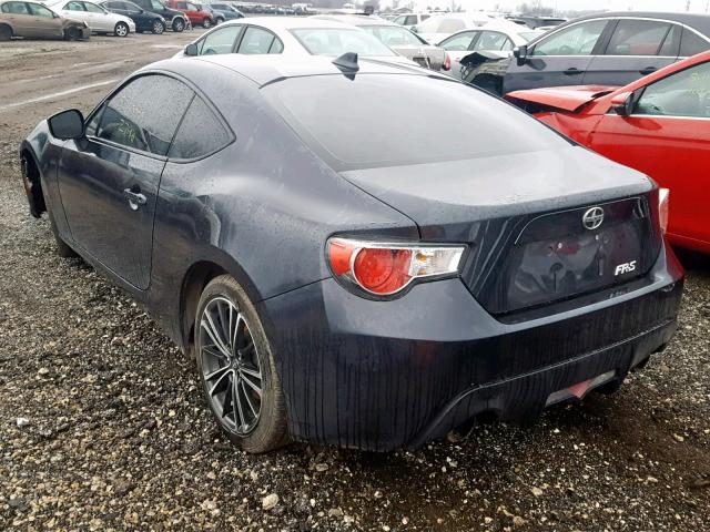 JF1ZNAA15F8711408 - 2015 TOYOTA SCION FR-S GRAY photo 3