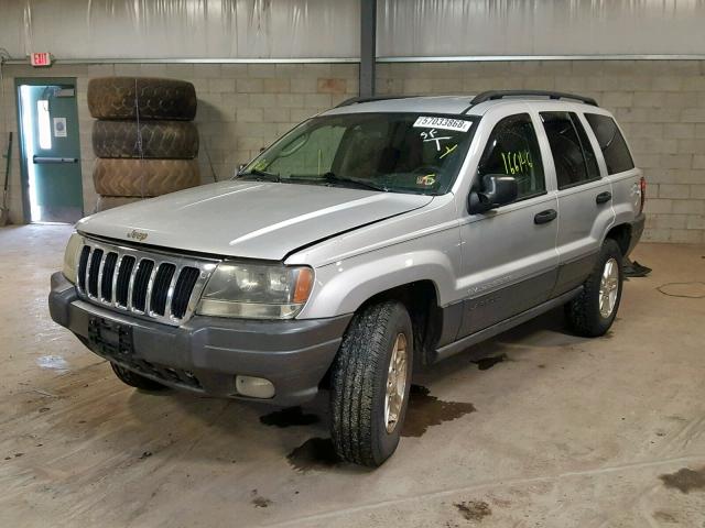 1J4GW48S53C563052 - 2003 JEEP GRAND CHER GRAY photo 2