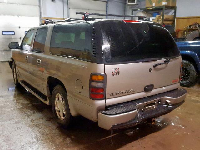 1GKFK66U92J228985 - 2002 GMC DENALI XL GOLD photo 3