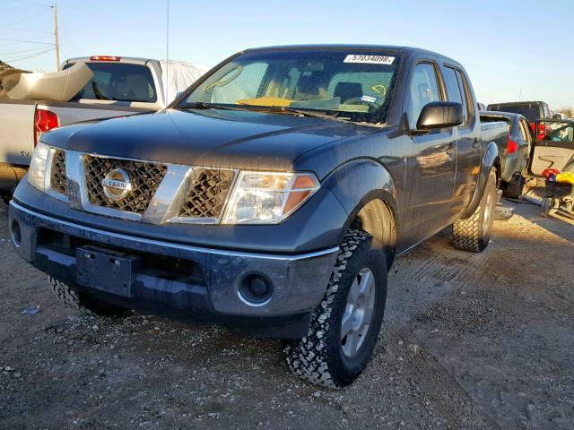 1N6AD07U68C407457 - 2008 NISSAN FRONTIER C GRAY photo 2